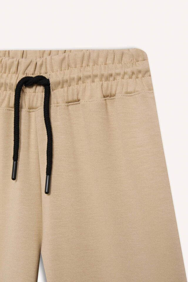 Kız Çocuk Beli Lastikli Cepli Jogger Eşofman Altı