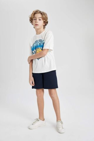 Erkek Çocuk Pike Basic Bermuda Şort