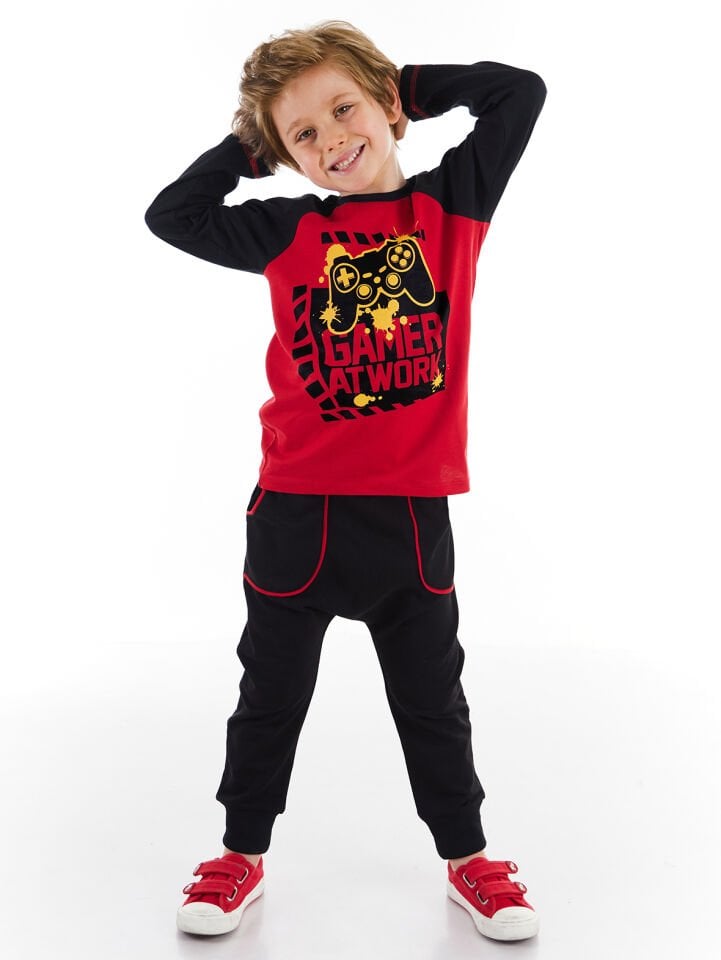 Gamer Erkek Çocuk T-shirt Pantolon Takım