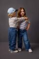Kız Bebek Wide Leg Geniş Paça Jean Pantolon