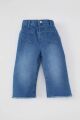 Kız Bebek Wide Leg Geniş Paça Jean Pantolon