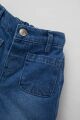 Kız Bebek Wide Leg Geniş Paça Jean Pantolon