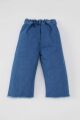 Kız Bebek Wide Leg Geniş Paça Jean Pantolon