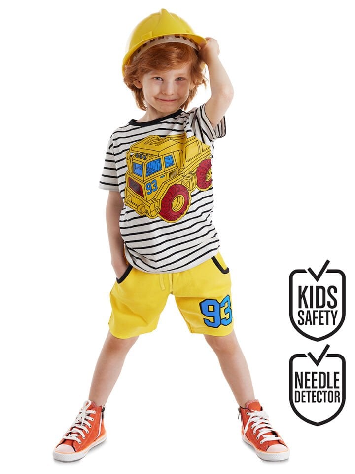 93 Truck Erkek Çocuk T-shirt Şort Takım