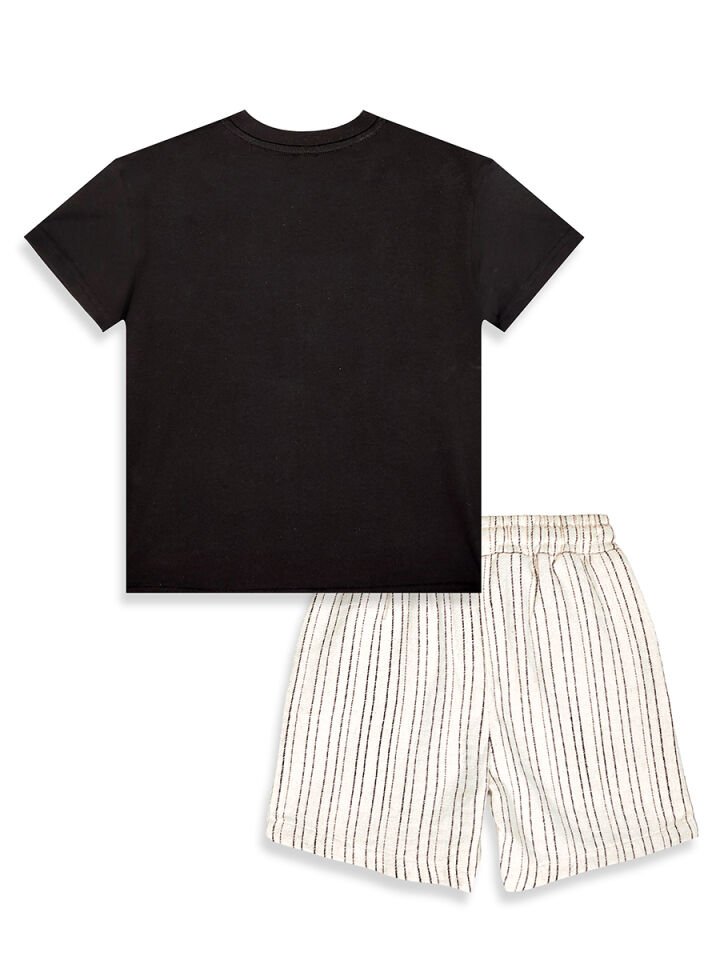 Zebra Erkek Çocuk T-shirt Şort Takım