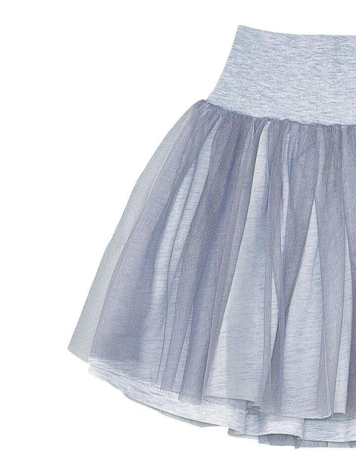 Kanka Kediler Kız Çocuk T-shirt Tüllü Tütü Etek Takım