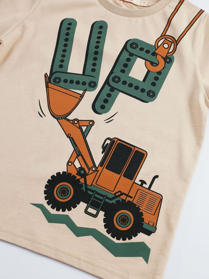 Up Dozer Erkek Çocuk T-shirt Pantolon Takım