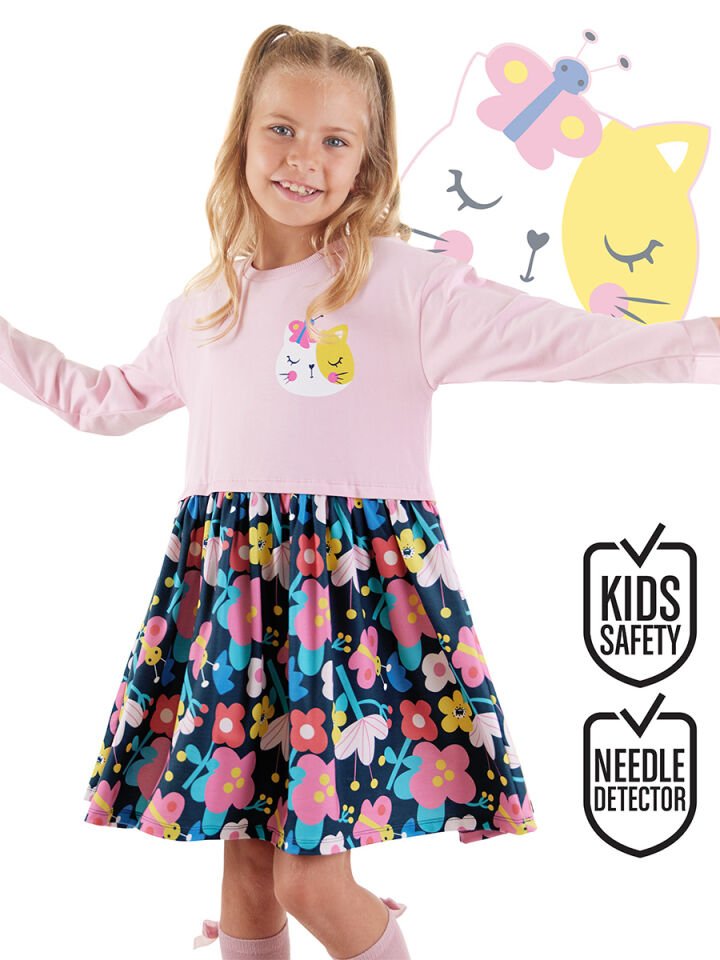 Unique Kız Çocuk Elbise 6 Y - Pembe