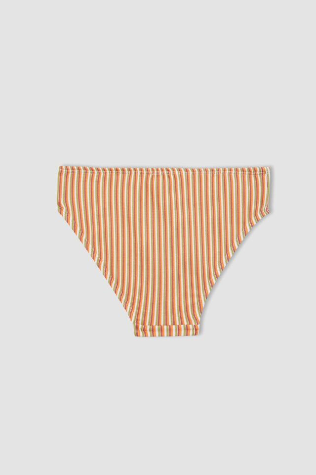 Kız Çocuk Çizgili Bikini Takımı