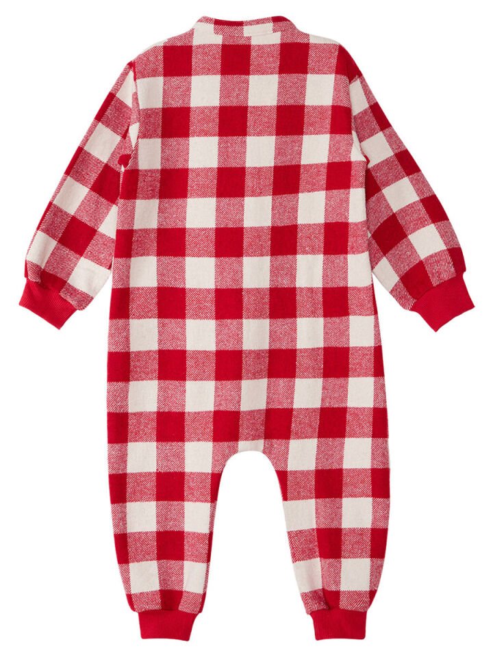 Fox Ekose Kız Çocuk Dokuma Tulum