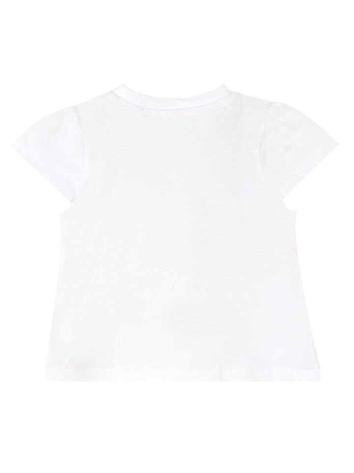 Muzip Kediler Kız Çocuk T-shirt Şort Takım 5 Y - Beyaz, Yeşil