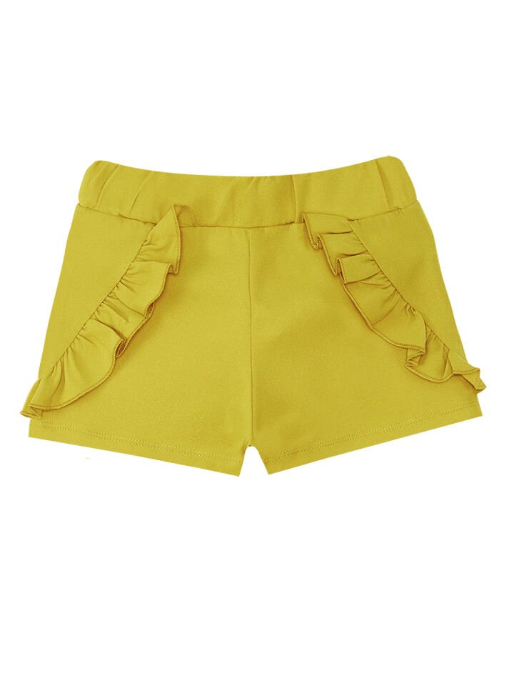 Muzip Kediler Kız Çocuk T-shirt Şort Takım 5 Y - Beyaz, Yeşil