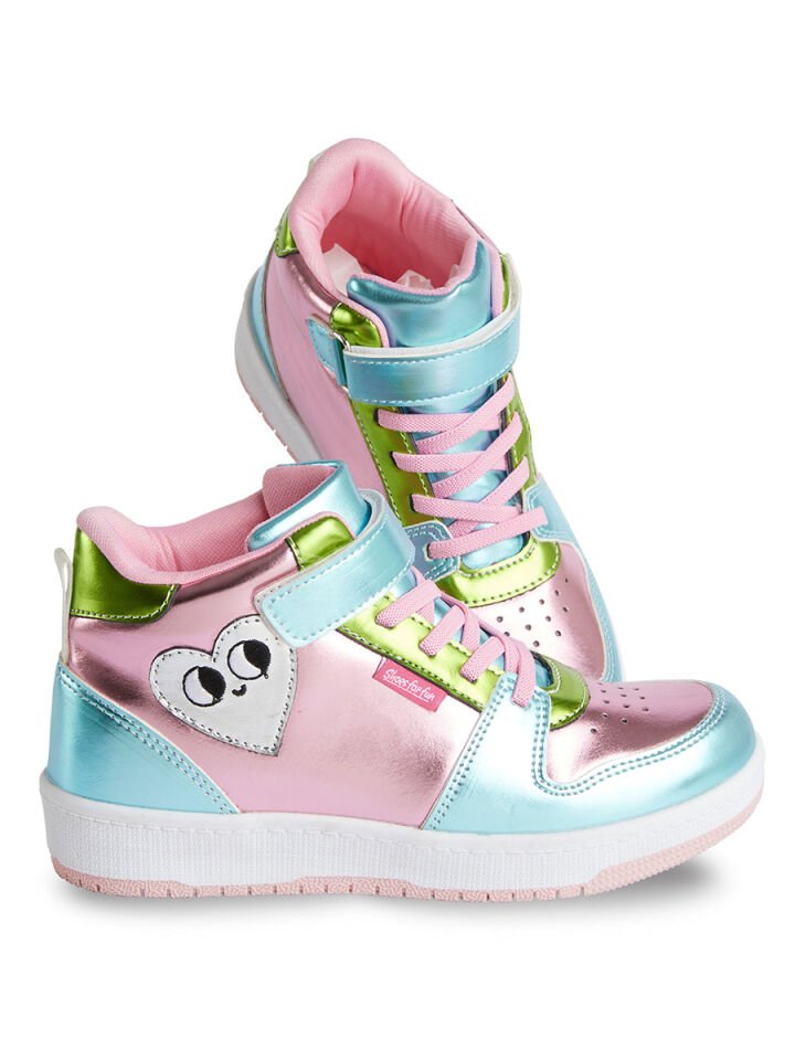 Hologram Kız Çocuk Pembe Sneakers Spor Ayakkabı