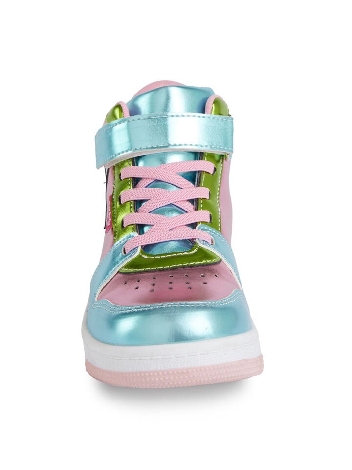 Hologram Kız Çocuk Pembe Sneakers Spor Ayakkabı