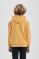 Erkek Çocuk Oversize Geniş Kalıp Kapüşonlu Baskılı Sweatshirt