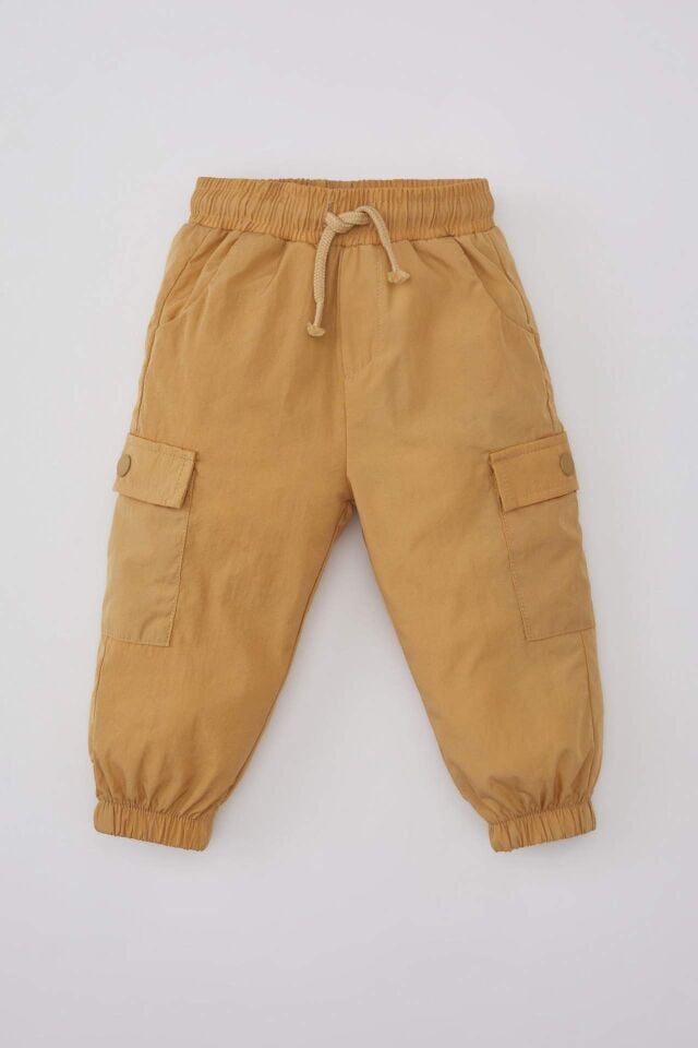 Erkek Bebek Kargo Fit Gabardin Pantolon