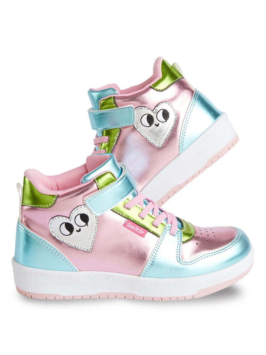 Hologram Kız Çocuk Pembe Sneakers Spor Ayakkabı 28 N - Pembe, Mavi