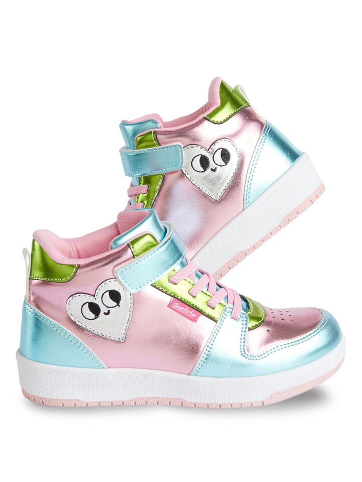 Hologram Kız Çocuk Pembe Sneakers Spor Ayakkabı 28 N - Pembe, Mavi