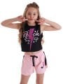 Rock Life Kız Çocuk Crop Top Şort Takım
