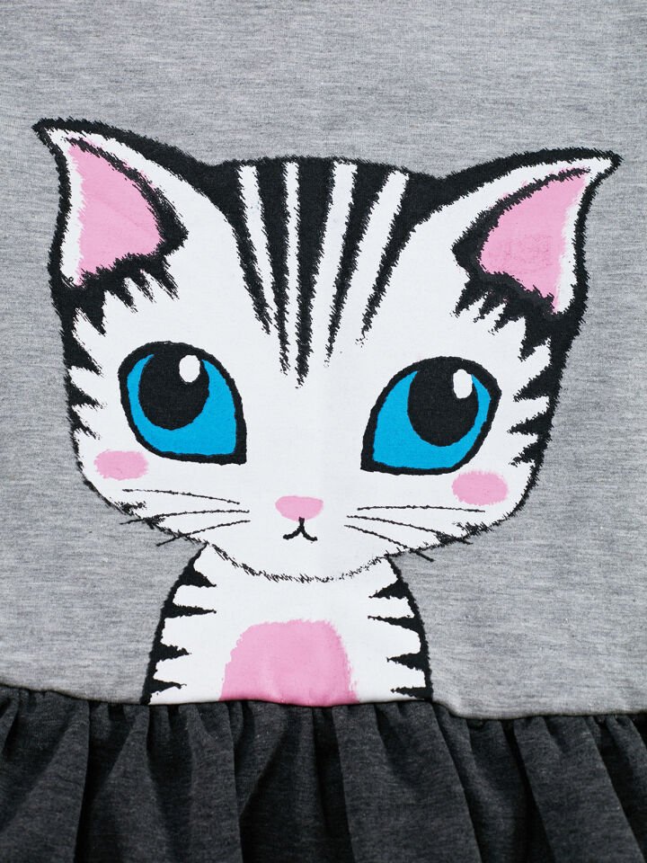 Lady Cat Kız Çocuk Elbise