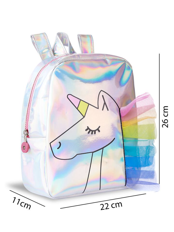 Unicorn Hologram Kız Çocuk Okul Sırt Çantası