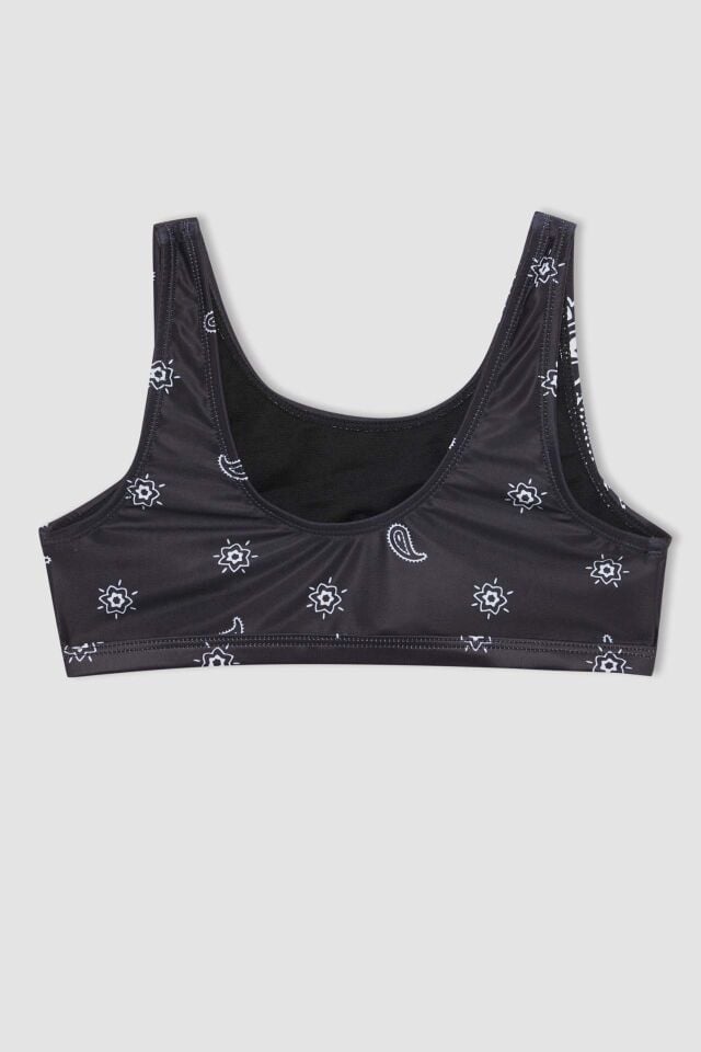 Kız Çocuk Desenli Bikini Takımı
