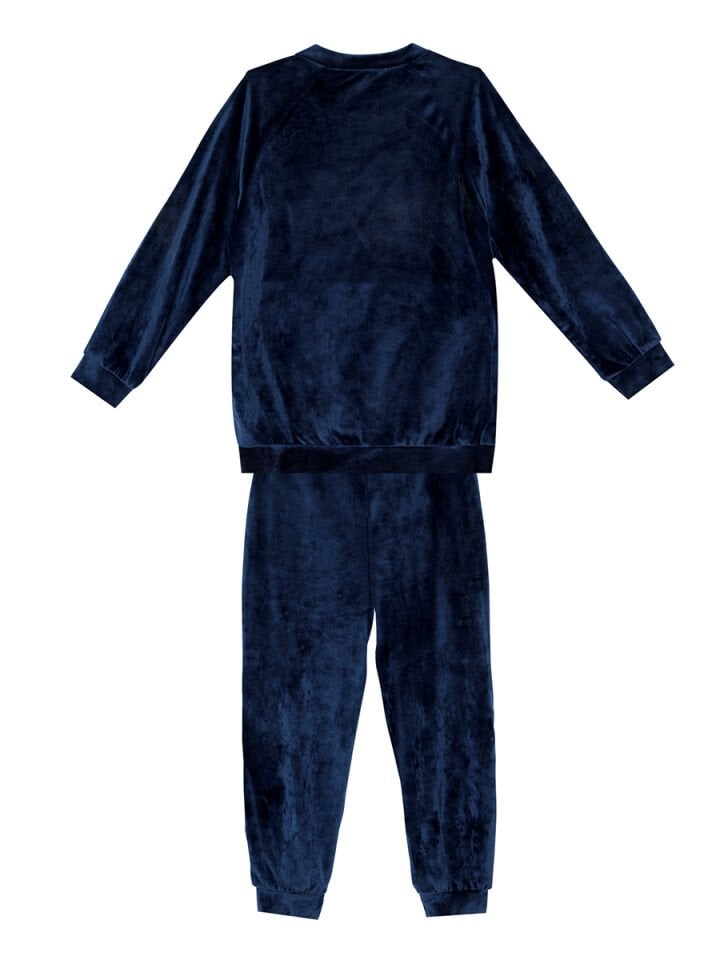 Lacivert Kadife Unicorn Kız Çocuk Eşofman Takım