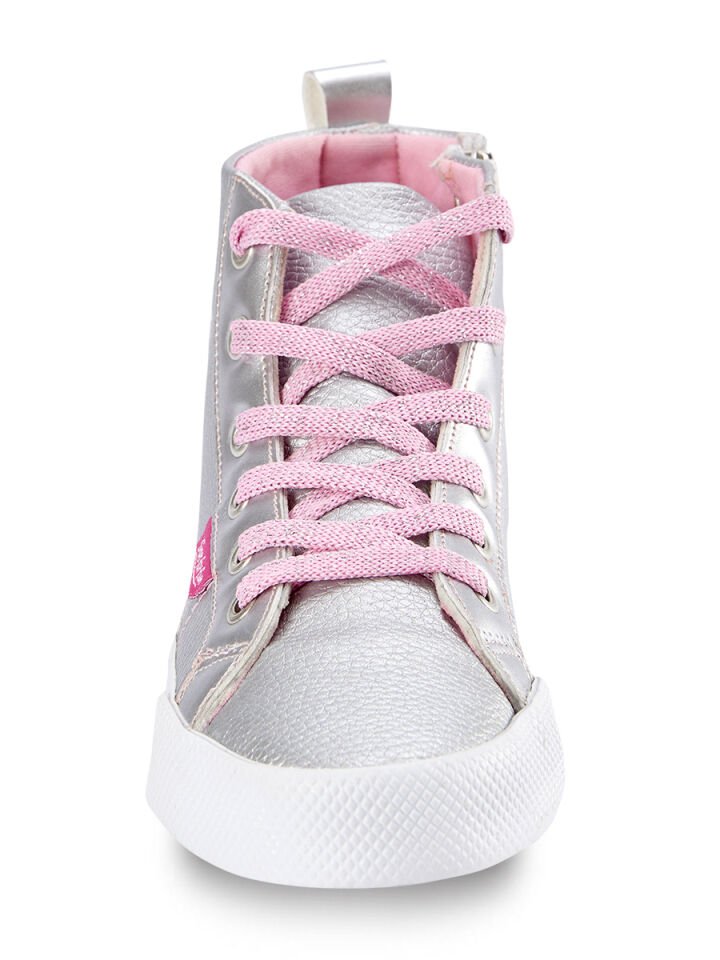 Kanatlı Unicorn Gümüş Kız Çocuk Sneakers 34 N - Gri