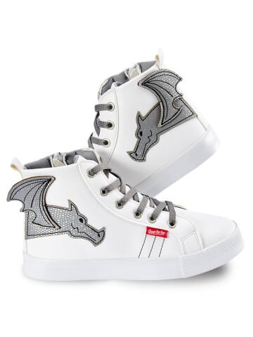 Ejderha Erkek Çocuk Beyaz Sneakers Spor Ayakkabı