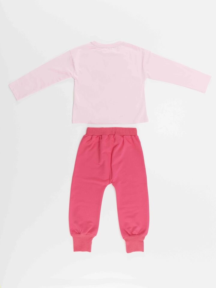 Love Galaxy Kız Çocuk T-shirt Pantolon Takım