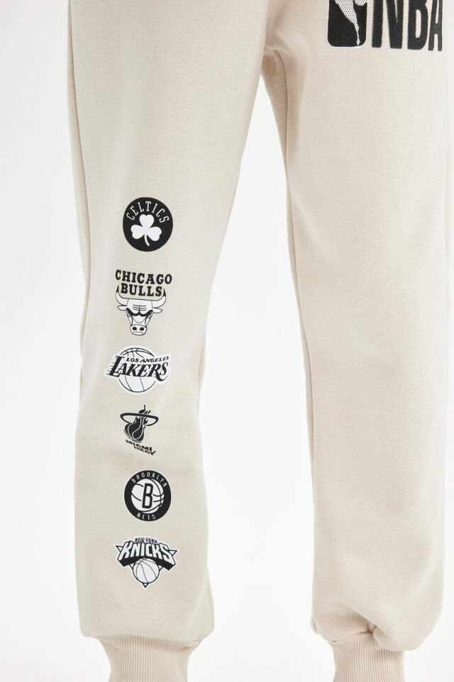 Erkek Çocuk NBA Current Teams Beli Paçası Lastikli Jogger Eşofman Altı