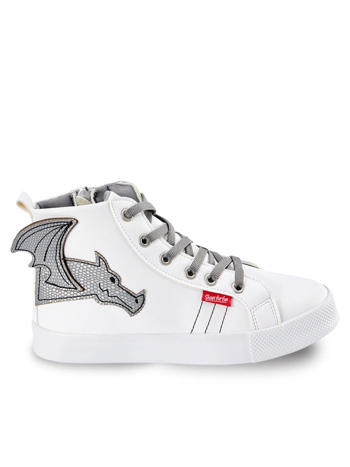 Ejderha Erkek Çocuk Beyaz Sneakers Spor Ayakkabı 28 N - Beyaz