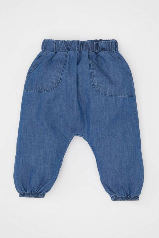 Erkek Bebek Poplin Jean Pantolon