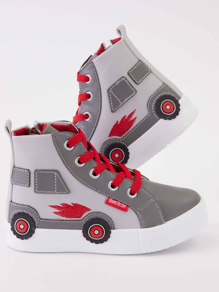 Araba Erkek Çocuk Gri Sneakers Spor Ayakkabı 31 N - Gri