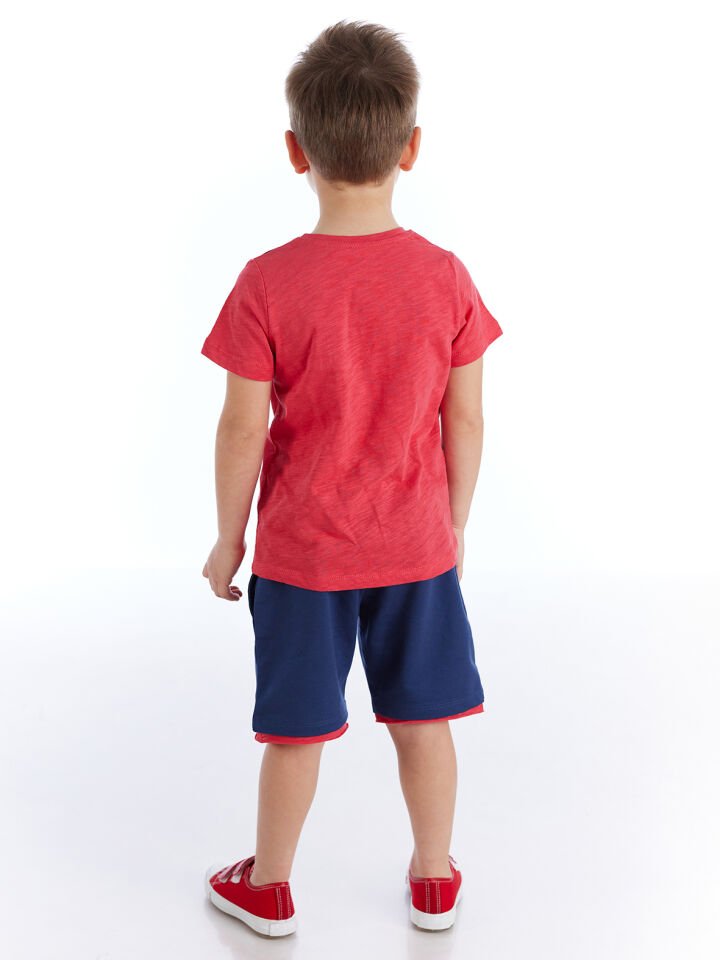 Korsan Dino Erkek Çocuk T-shirt Şort Takım