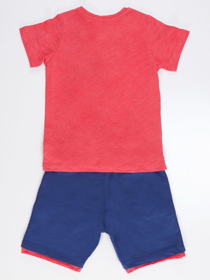 Korsan Dino Erkek Çocuk T-shirt Şort Takım