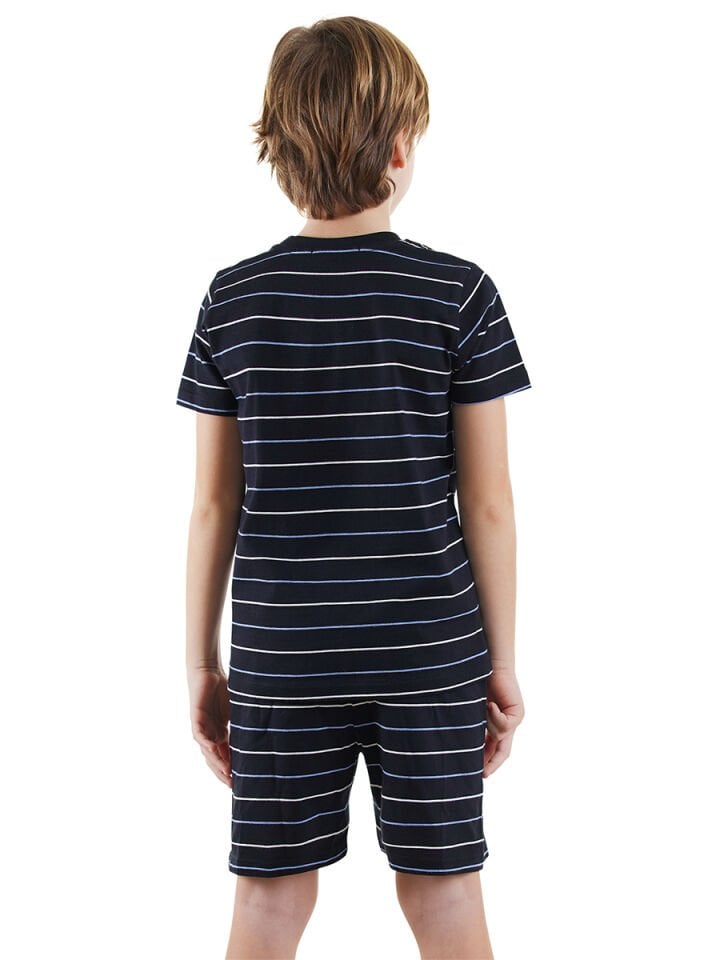 Yelken Erkek Çocuk Çizgili Pijama Takım