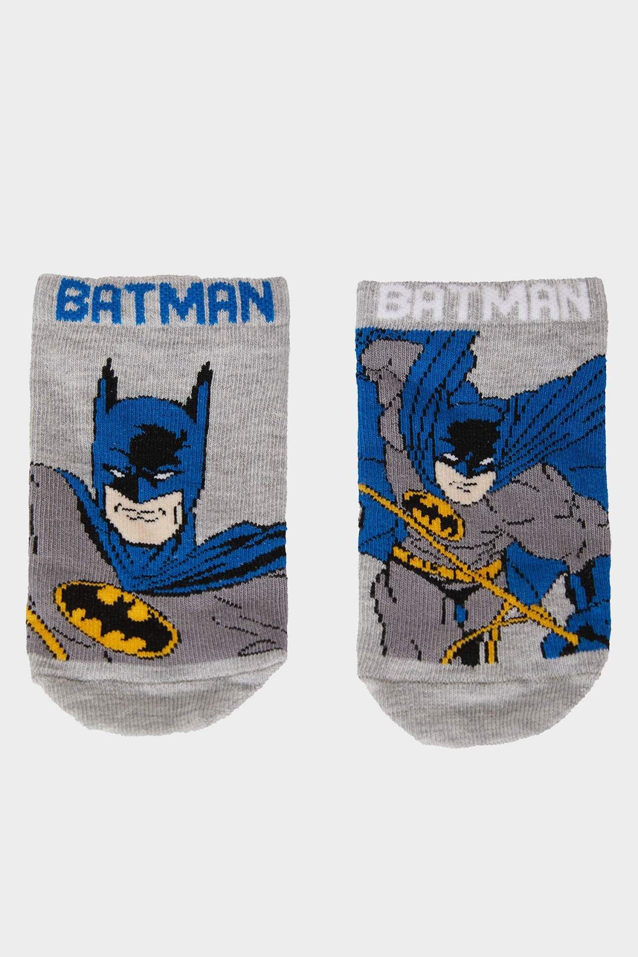 Erkek Çocuk Batman 2'li Pamuklu Patik Çorap