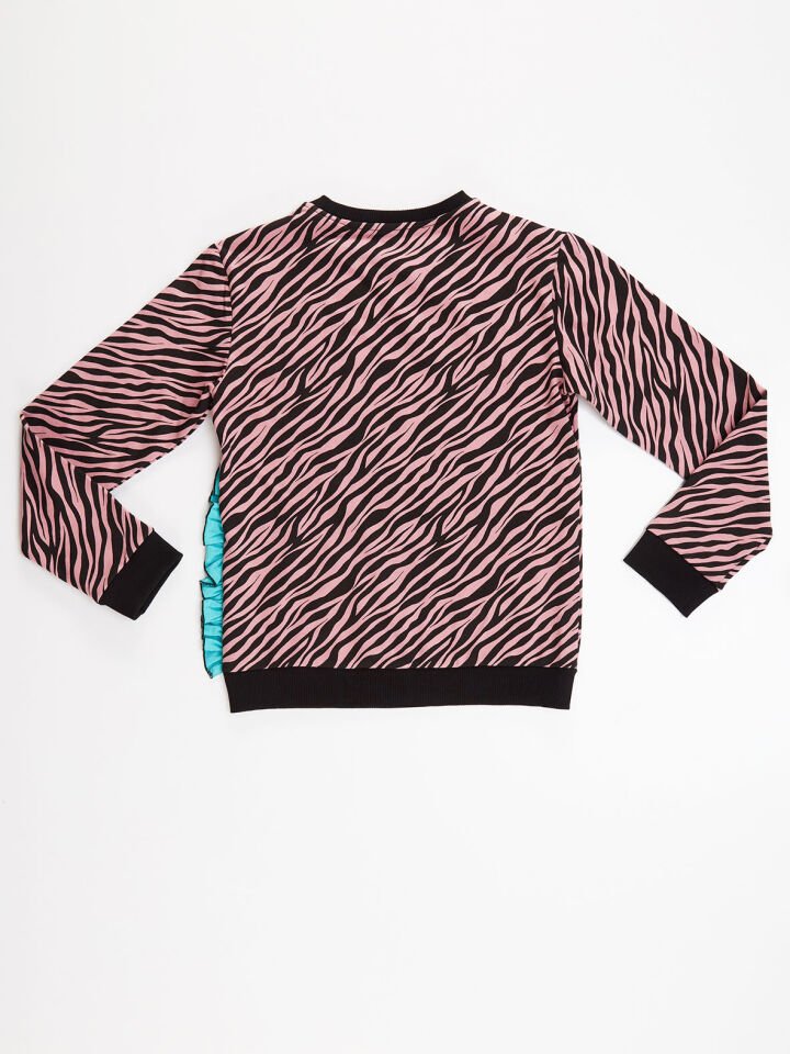 Zebra Kız Çocuk Sweatshirt