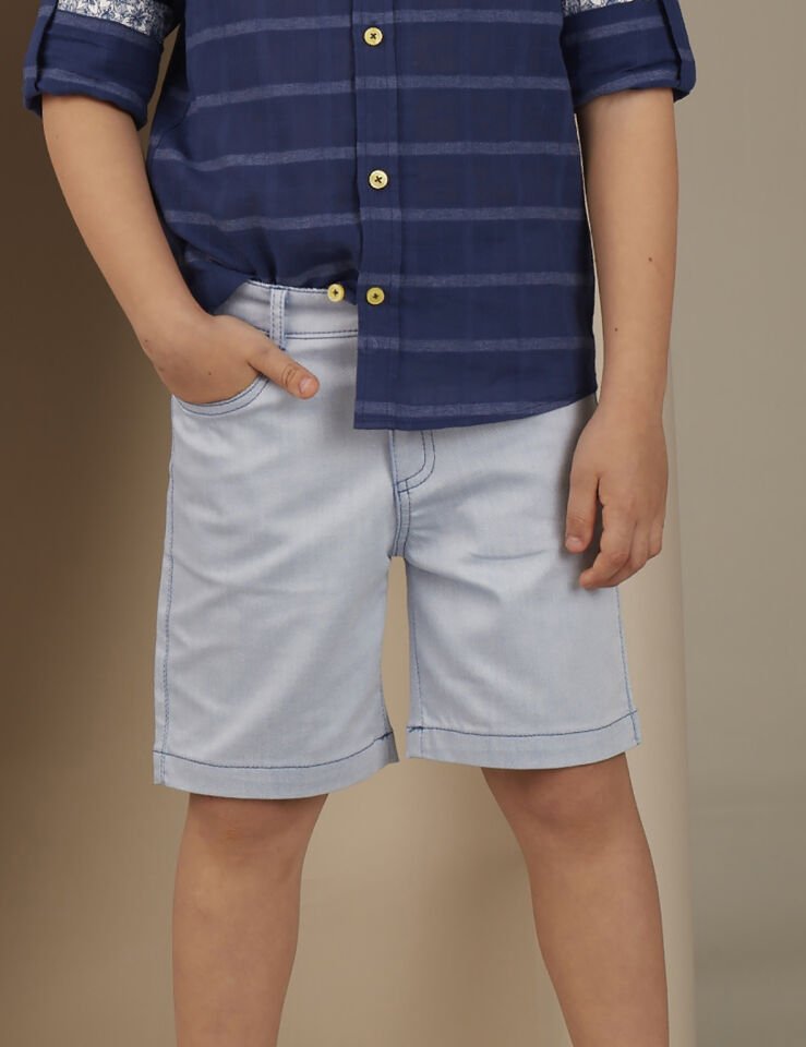 Denim Look Erkek Çocuk Şort 4 Y - Mavi