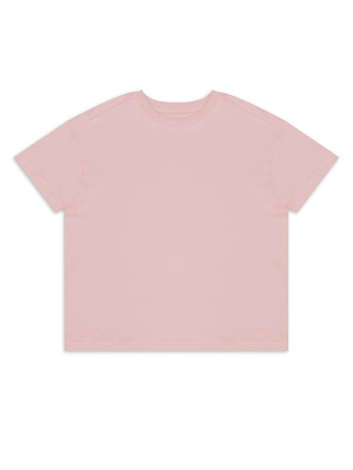 Oversize Pembe Kız Çocuk T-shirt Şort Takım