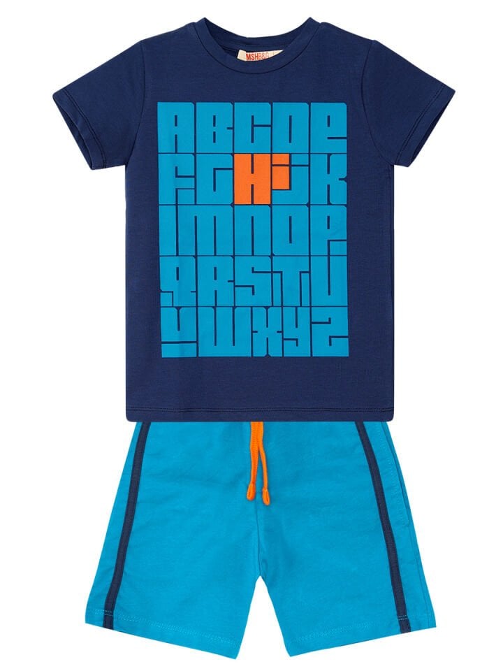 Alfabe Erkek Çocuk T-shirt Şort Takım