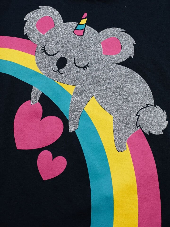 Simli Koala Kız Çocuk Eşofman Takım