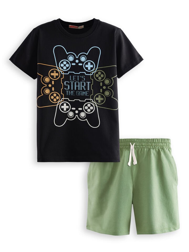 Start Game Erkek Çocuk T-shirt Şort Takım