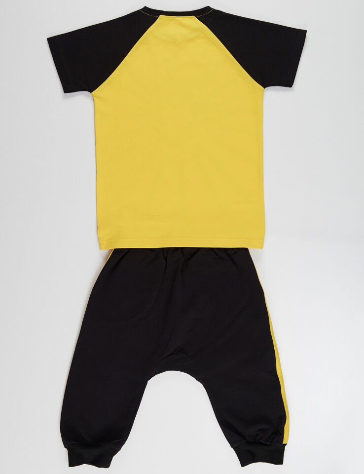 Dj Ape Erkek Çocuk T-shirt Kapri Şort Takım