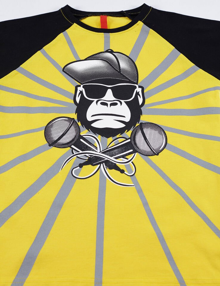 Dj Ape Erkek Çocuk T-shirt Kapri Şort Takım