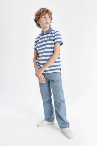 Erkek Çocuk Wide Leg Geniş Paça Jean Pantolon