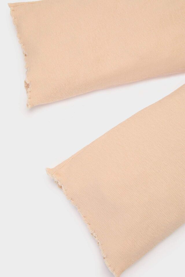 Kız Bebek Wide Leg Geniş Bol Paça Fitilli Kaşkorse Pantolon