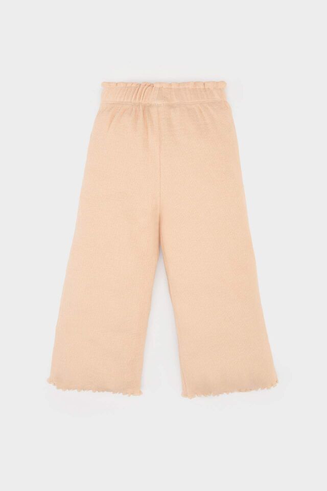 Kız Bebek Wide Leg Geniş Bol Paça Fitilli Kaşkorse Pantolon