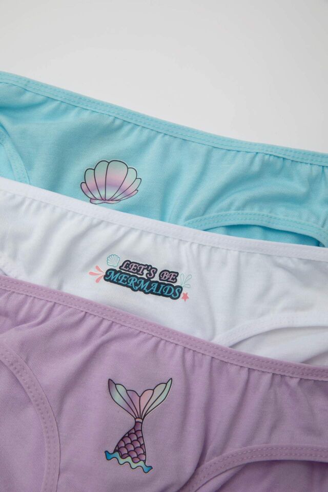 Kız Çocuk 3'lü Slip Külot